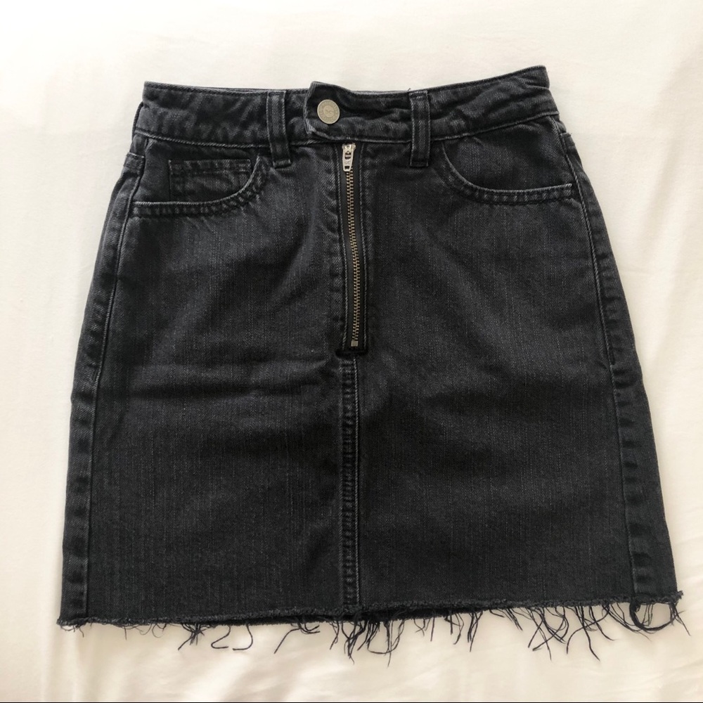 Hollister Black Denim Skirt!